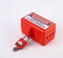 Electrical pneumatic plug lock