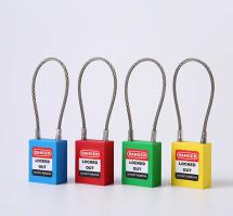 Different flower cable padlock